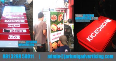 Jasa Advertising Jogja Neon Box Akrilik kickchik Pom Di Yogya